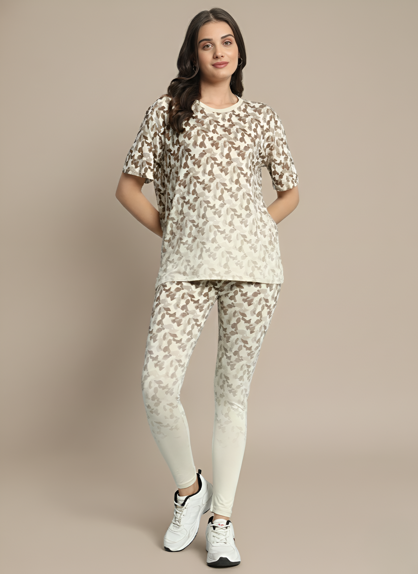 Cocoa aop leggings set