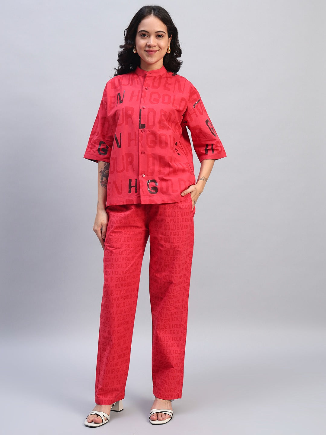 Red Rush Monogram Co-ord