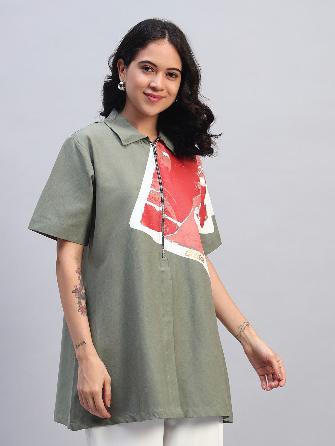 Bold Strokes Shirt Dress