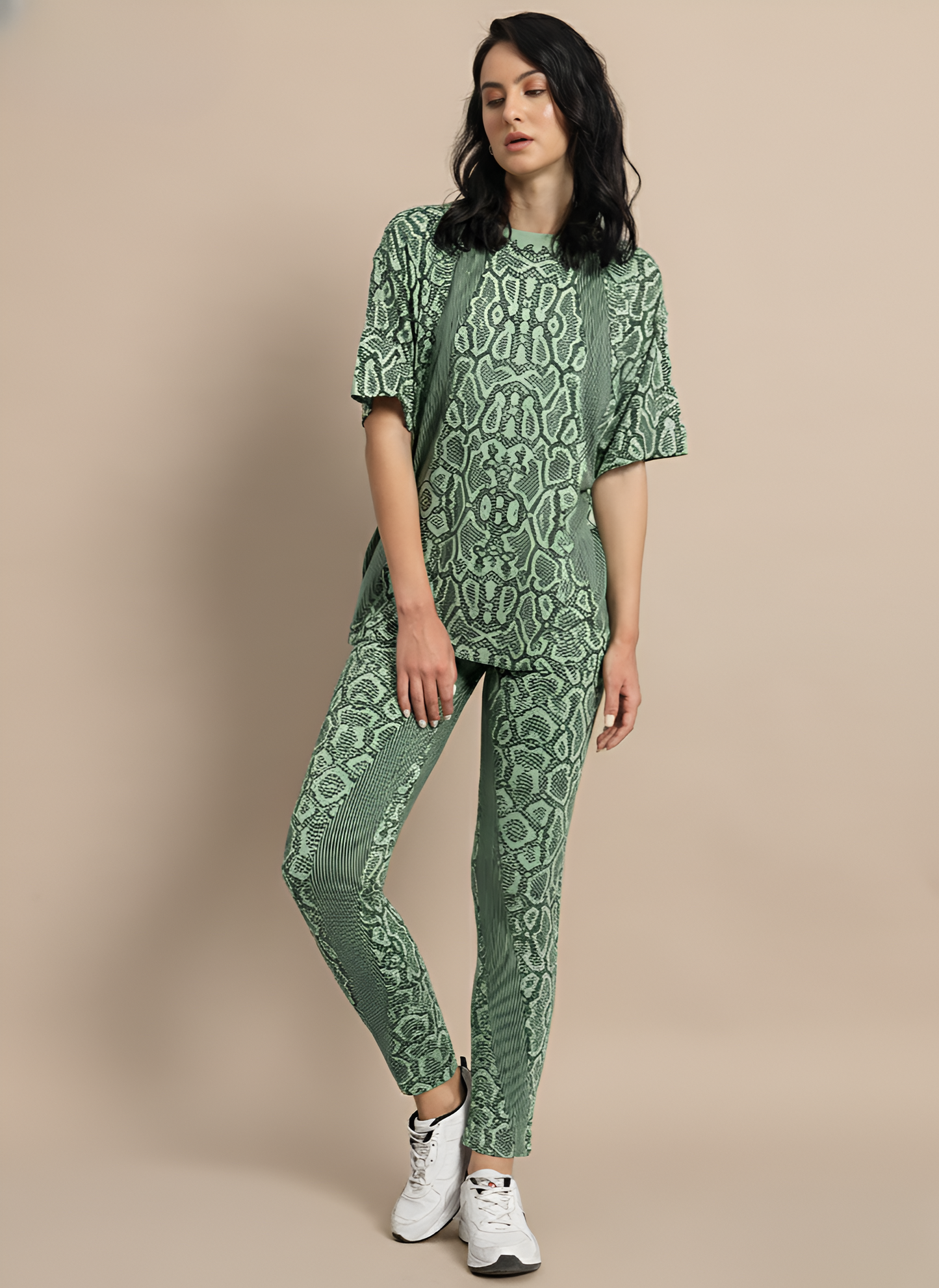 Mint Green Scaled Athletic Set