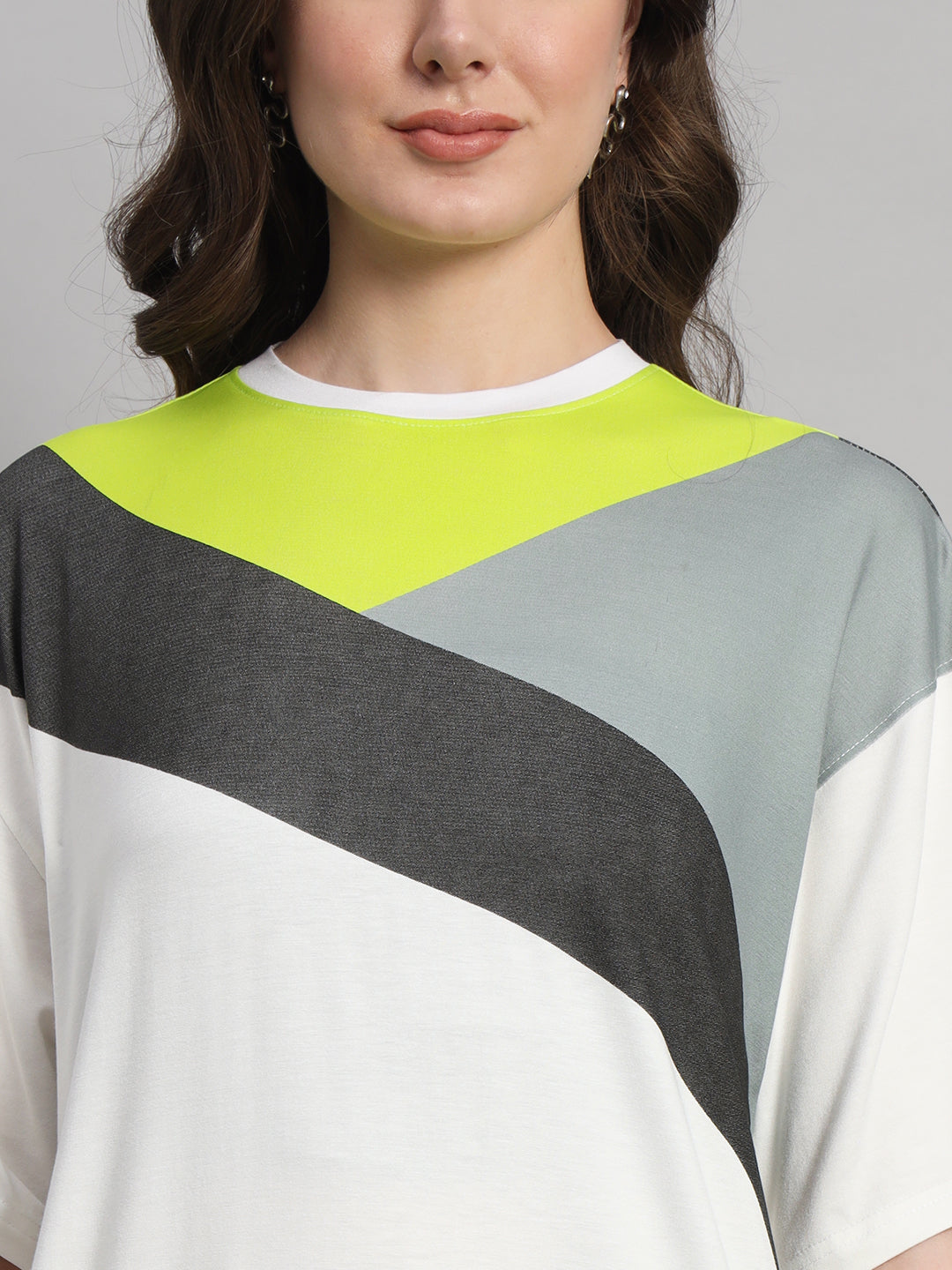 Lime Colourblock Leggings Set