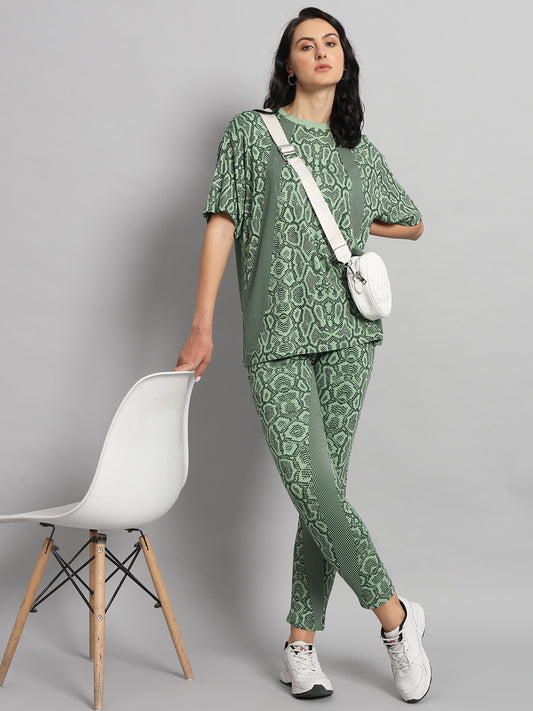 Mint Green Scaled Athletic Set