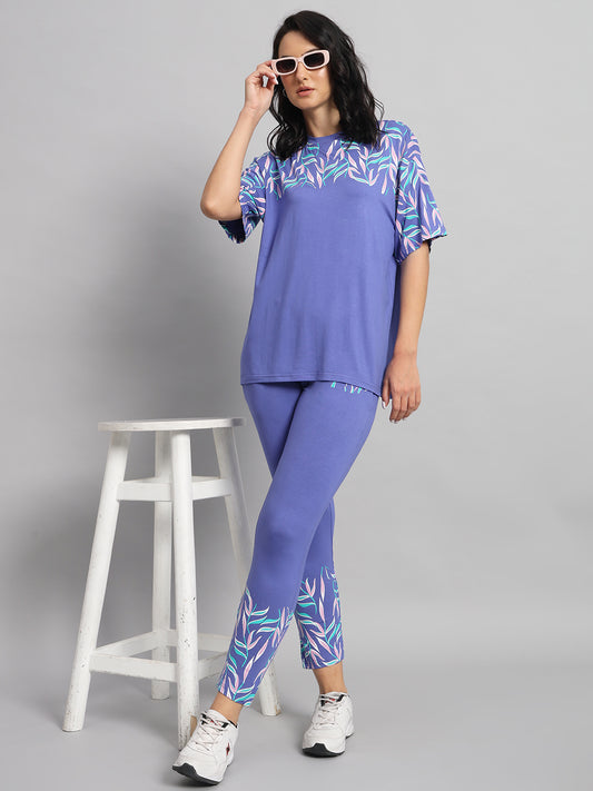 Lavender foliage print co-ord set