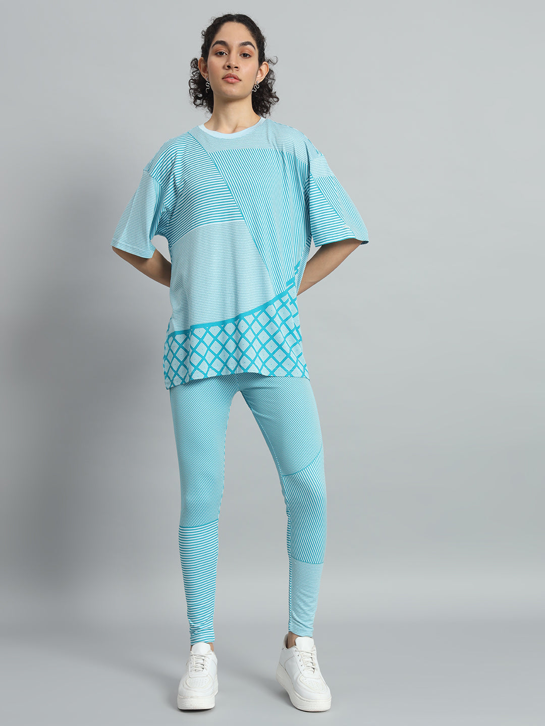 Aqua Aop Leggings Set