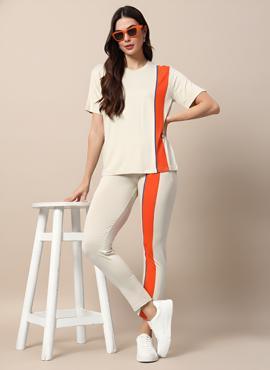 Latte strip athletic set