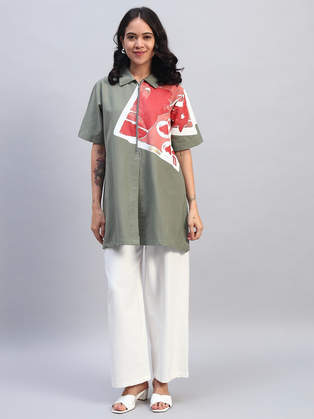 Bold Strokes Shirt Dress