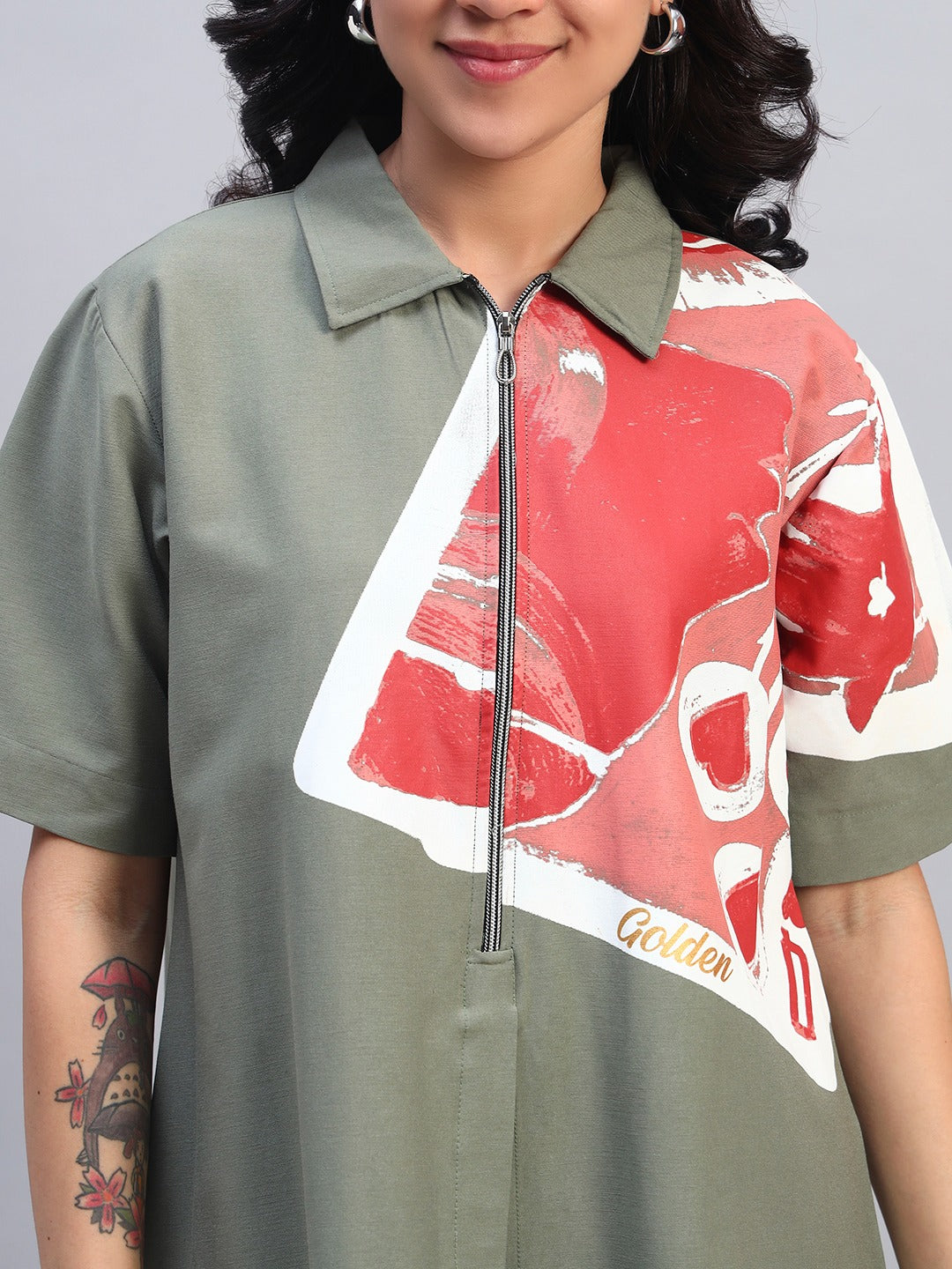 Bold Strokes Shirt Dress