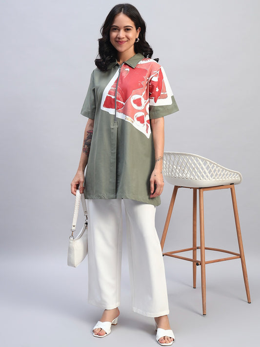 Bold Strokes Shirt Dress